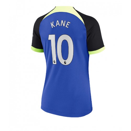 Tottenham Hotspur Harry Kane #10 Bortedrakt Kvinner 2022-23 Kortermet Tottenham Hotspur Harry Kane #10 Bortedrakt Kvinner 2022-23 Kortermet